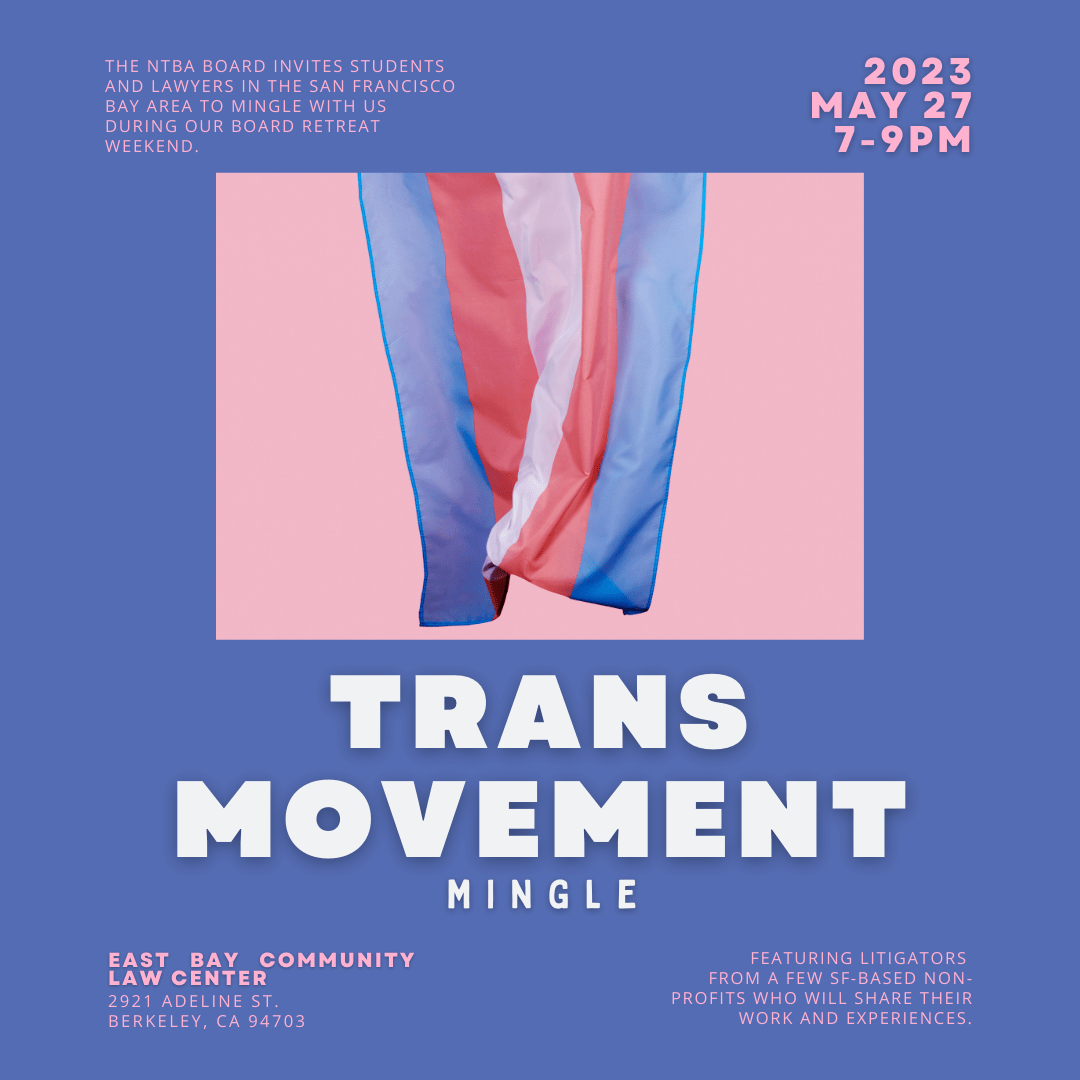 Join Us for our Trans Movement Mingle National Trans Bar Association