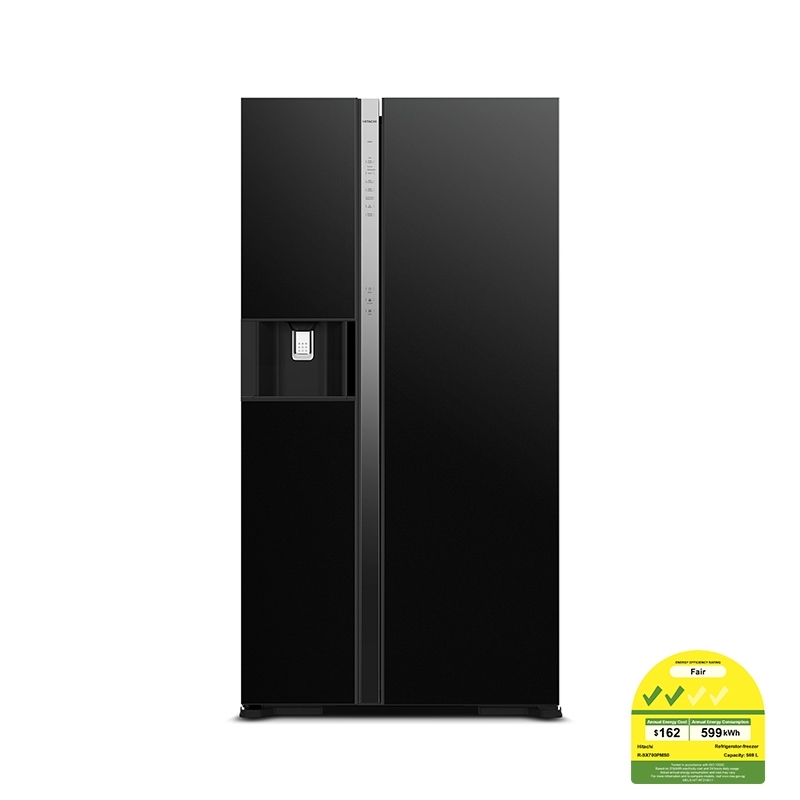 Hitachi Side By Side Refrigerator RSX800GPBO (GBK) 633 L