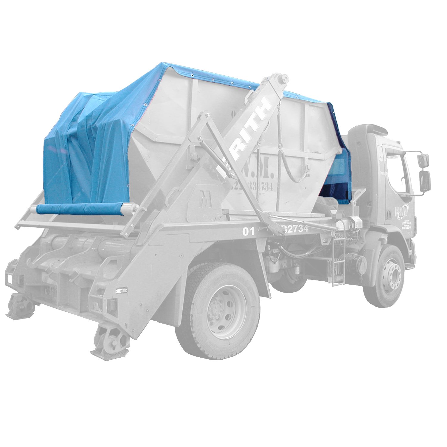 Universal Dump Truck Tarp Covers Skip Netting Transcover