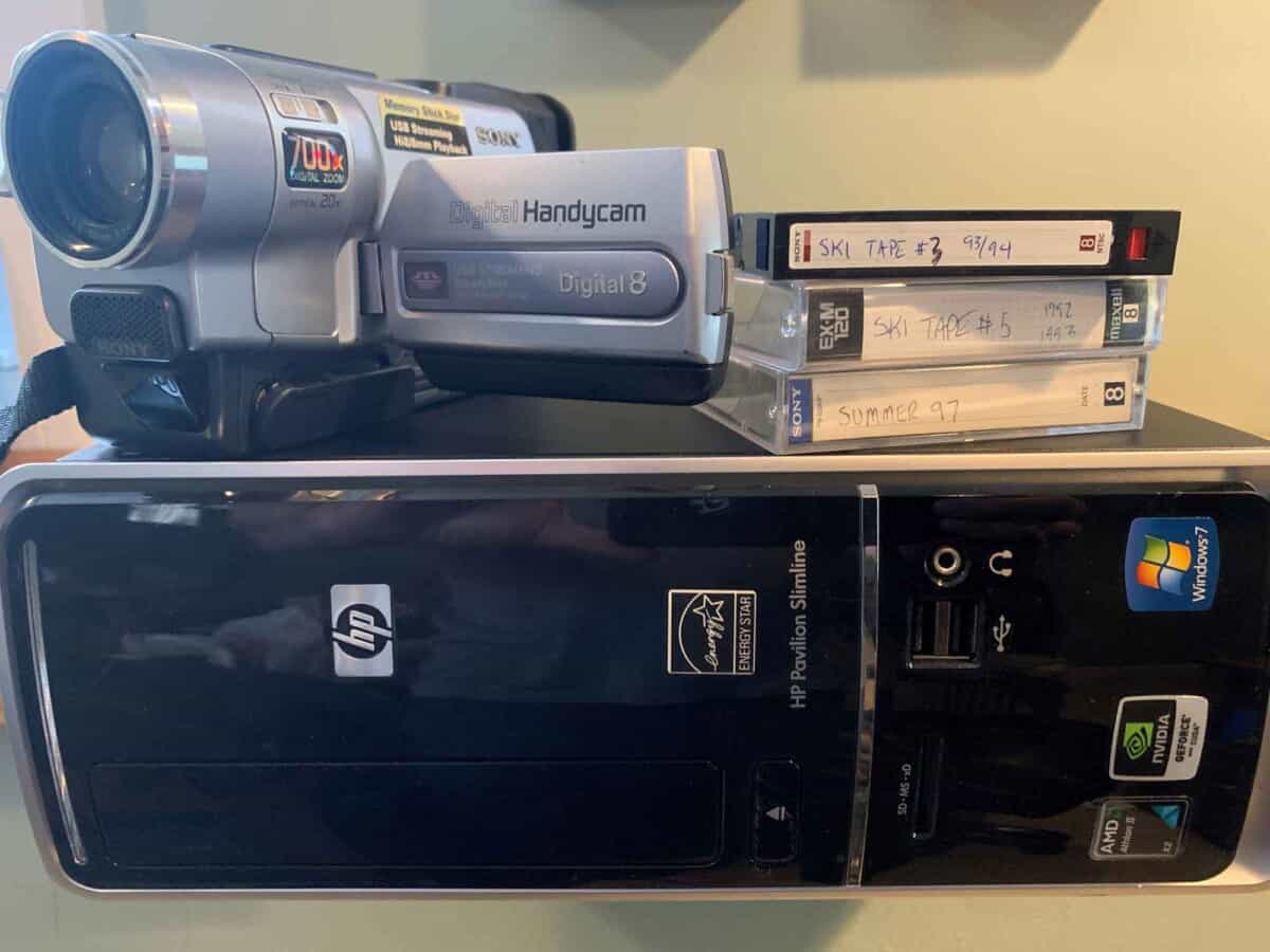 How to Transfer Digital 8 tapes to a Computer (with Pics)