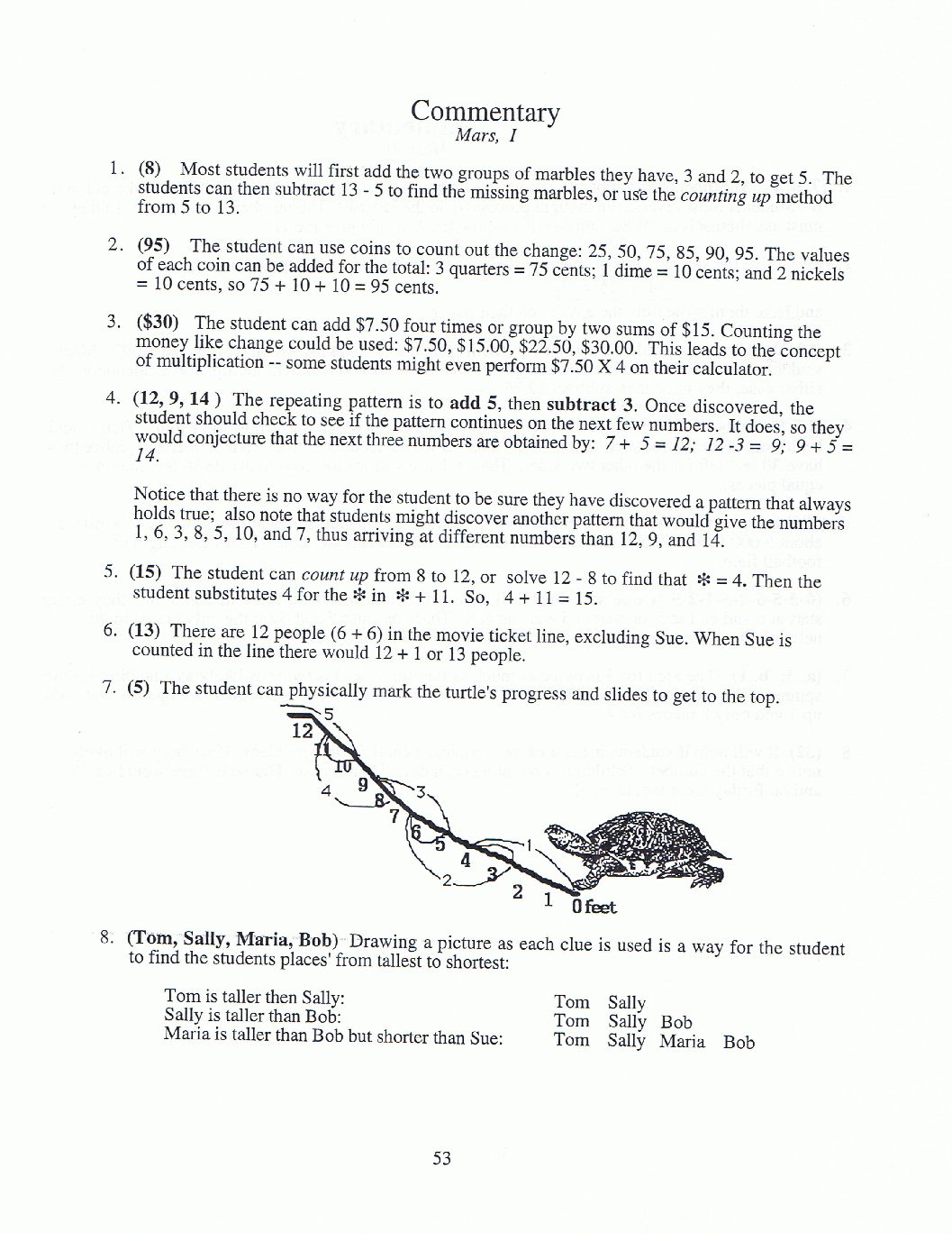 Sunshine Math D Answer Key Transformative Tutoring
