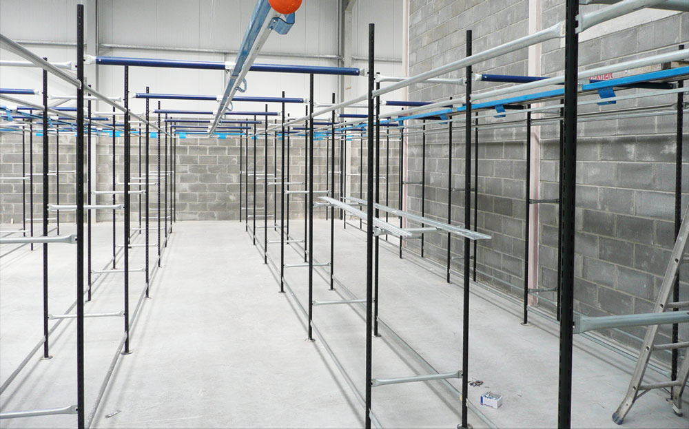 Warehouse Garment Handling Storage Transformer Storage Systems