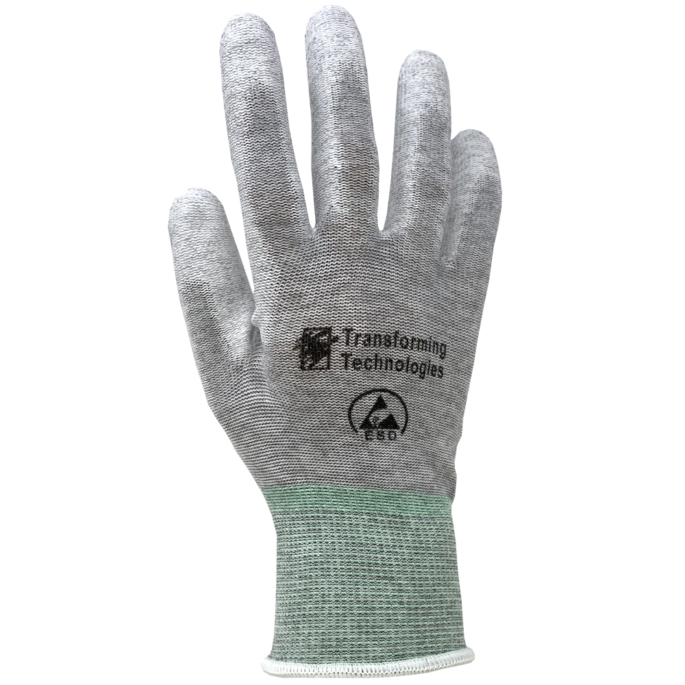 GL4500P ESD Nylon Inspection Gloves Palm Coated AntiStatic ESD