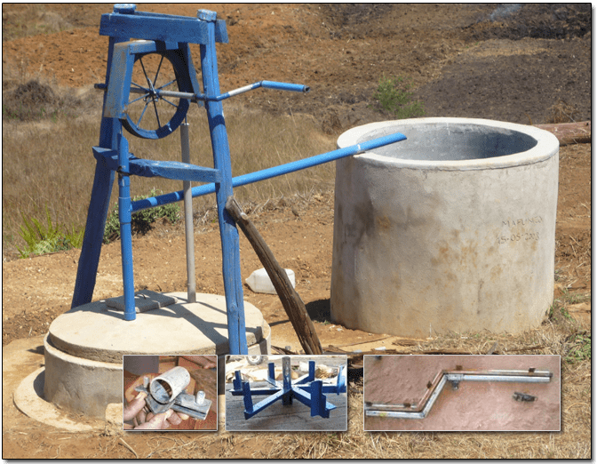 Making a Windlass Rope Pump Transform International