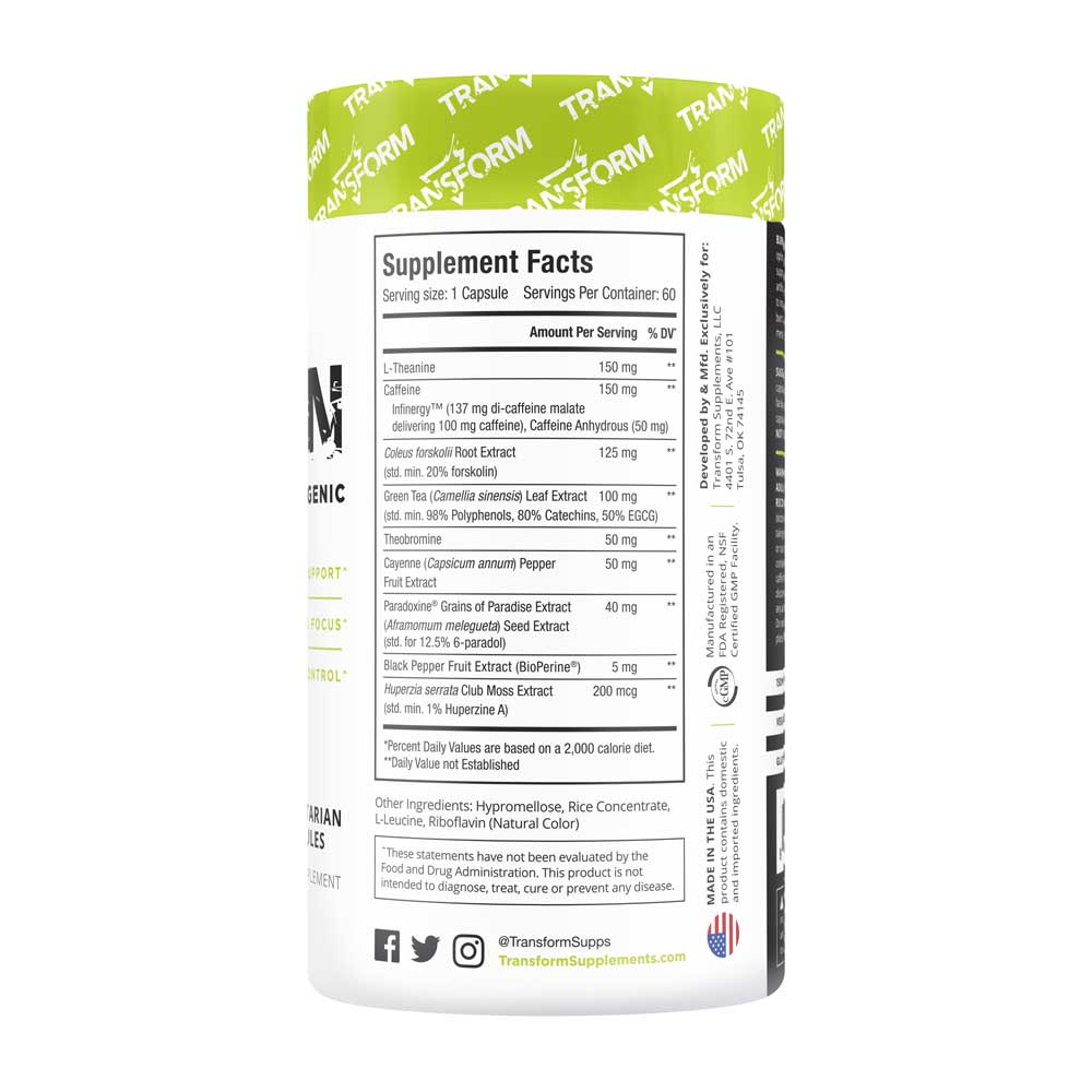 BURN Advanced Thermogenic Transform Supplements