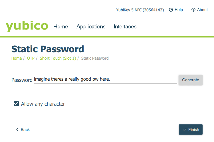 craftxbox Secure your Yubikey Static Passwords