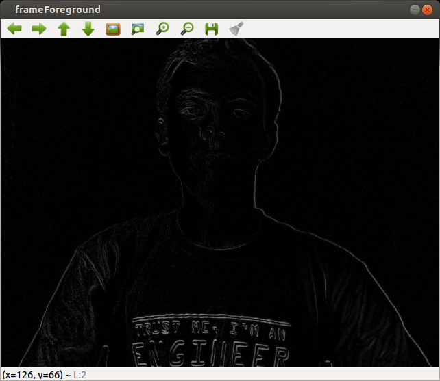 Playing with temporal contrast and lowpass filtering for motion
