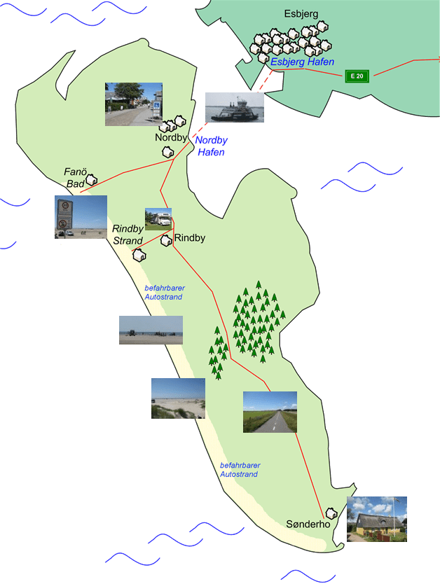 Karte Fanö Dänemark Reisefazit Unser Campingurlaub auf Fanö mit dem Wohnmobil