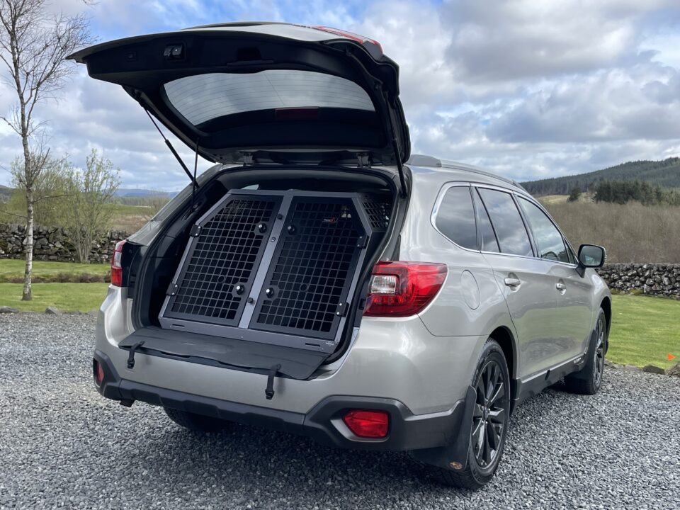 Car Dog Cages, Crates & Transit Boxes for Subaru Outback Estate 2014