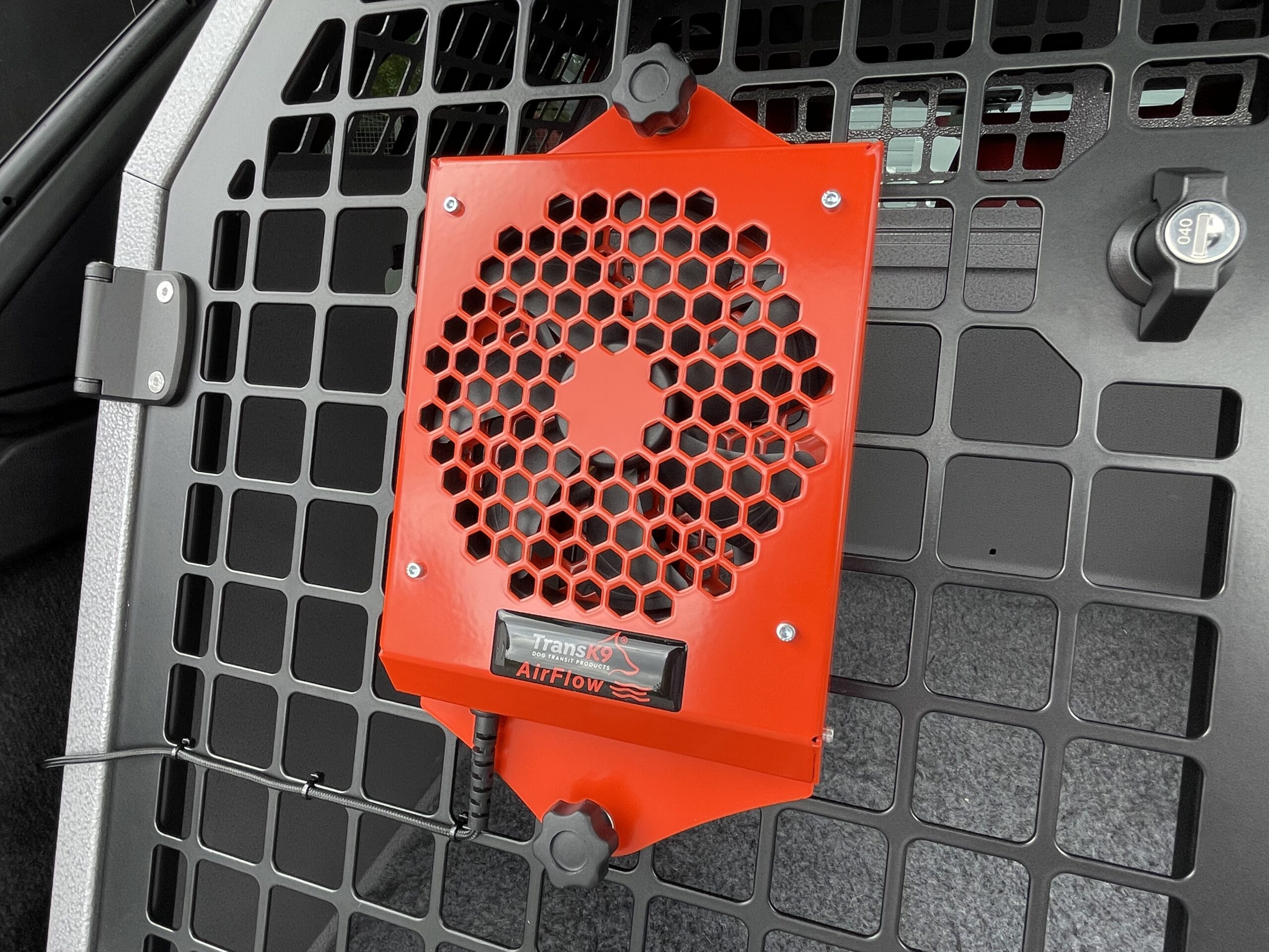 Dog cage fan Cars and vans Airflow fan TransK9