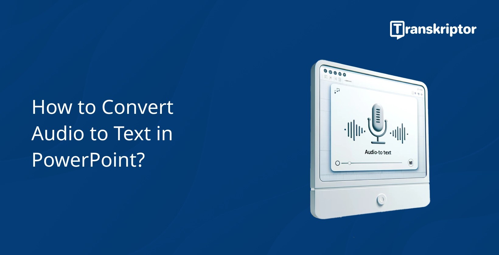 How to Convert Audio to Text in PowerPoint