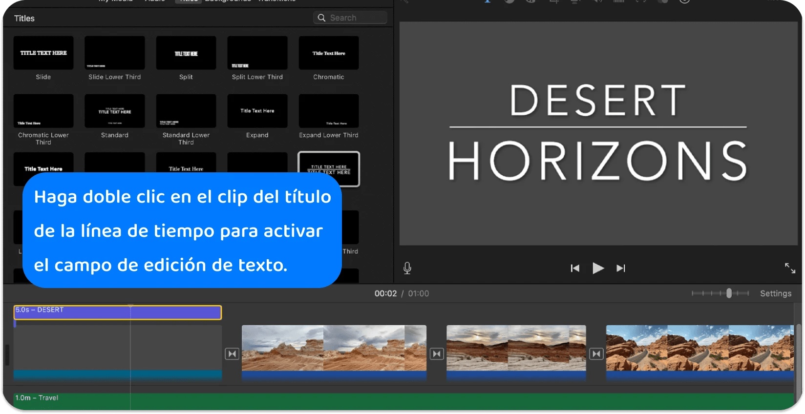 ¿Cómo generar subtítulos en iMovie?
