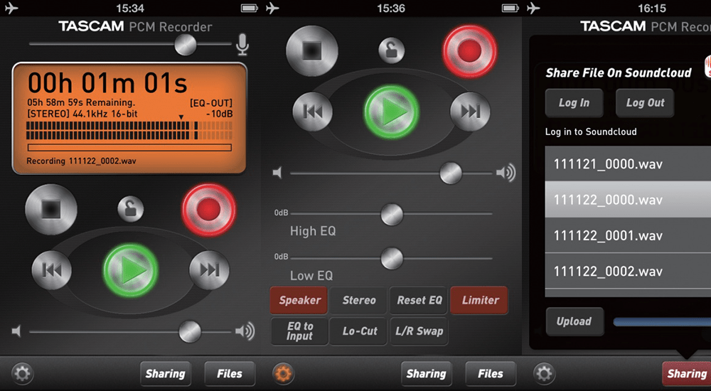 iPhone PCM Recorder Transom