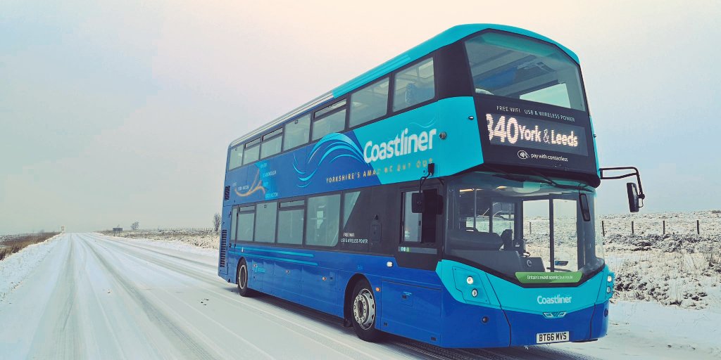AYearOfBuses 40 Coastliner 840 Leeds York Whitby Transport Designed