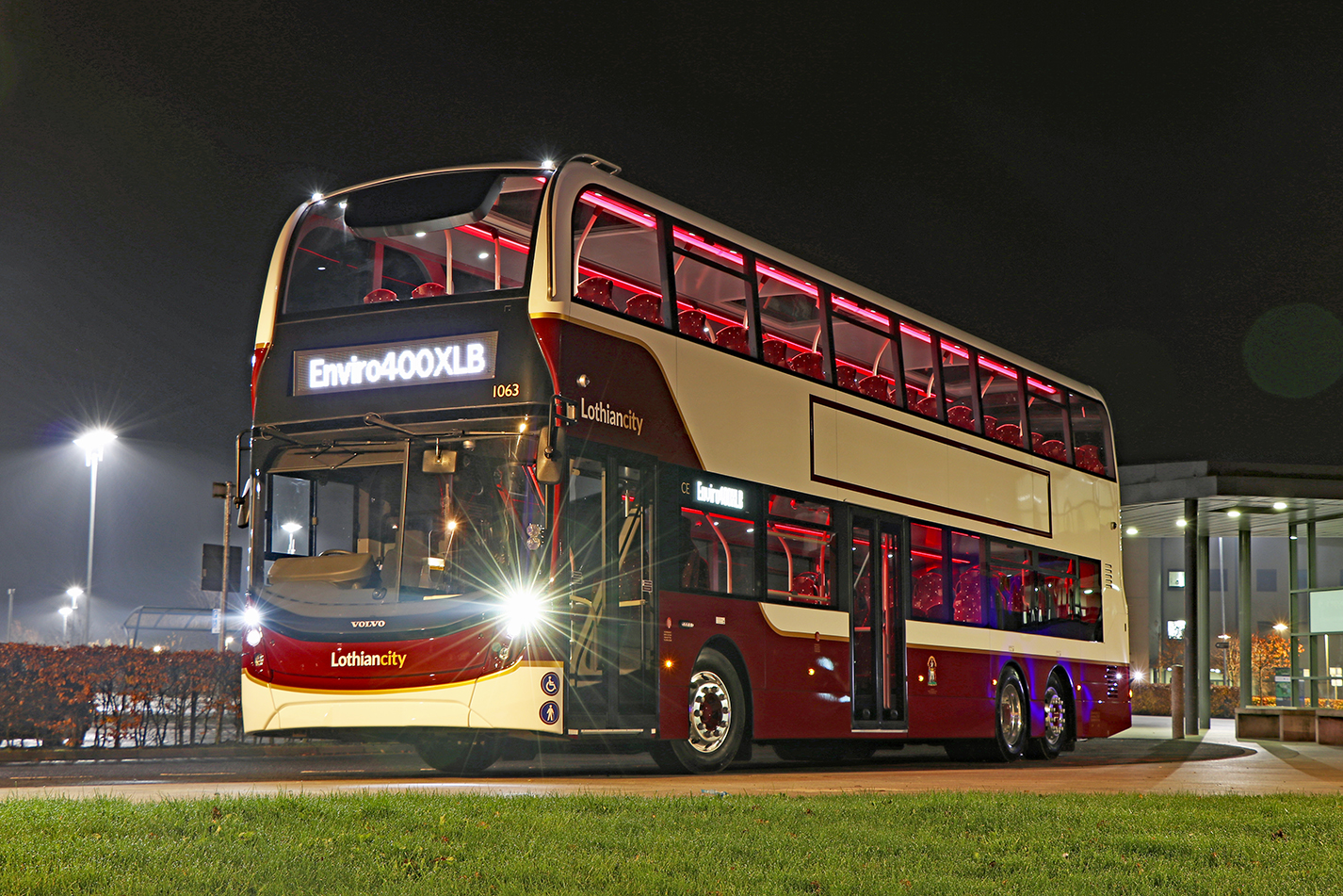 Alexander Dennis and Lothian unveil 100seat monster bus Transport