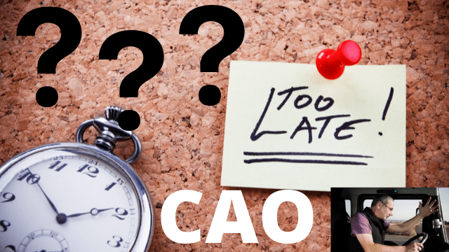 cao beroepsgoederenvervoer 2023 loonschalen Cao - De Tijd Dringt, Maar Nog Geen Voorstellen Van De Partijen
