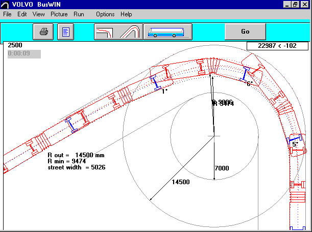BusWin Bus turning and seating calculations Transport Certification