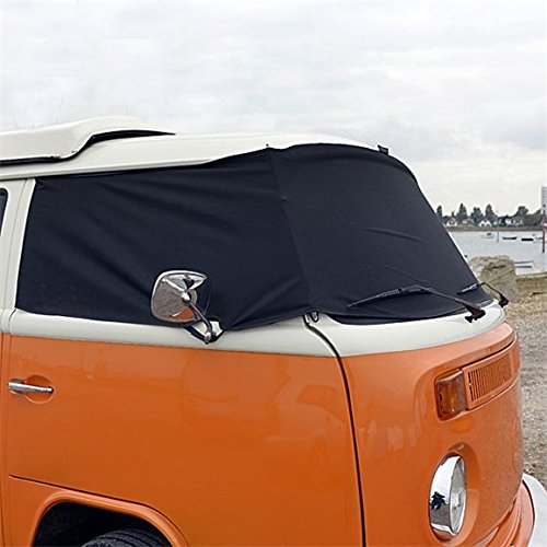 UK Custom Covers SW116BLACK Front Windscreen Wrap Cover BLACK VW