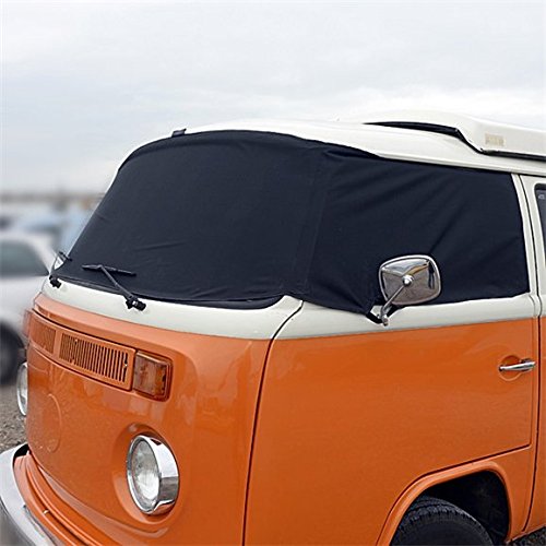 UK Custom Covers SW116BLACK Front Windscreen Wrap Cover BLACK VW