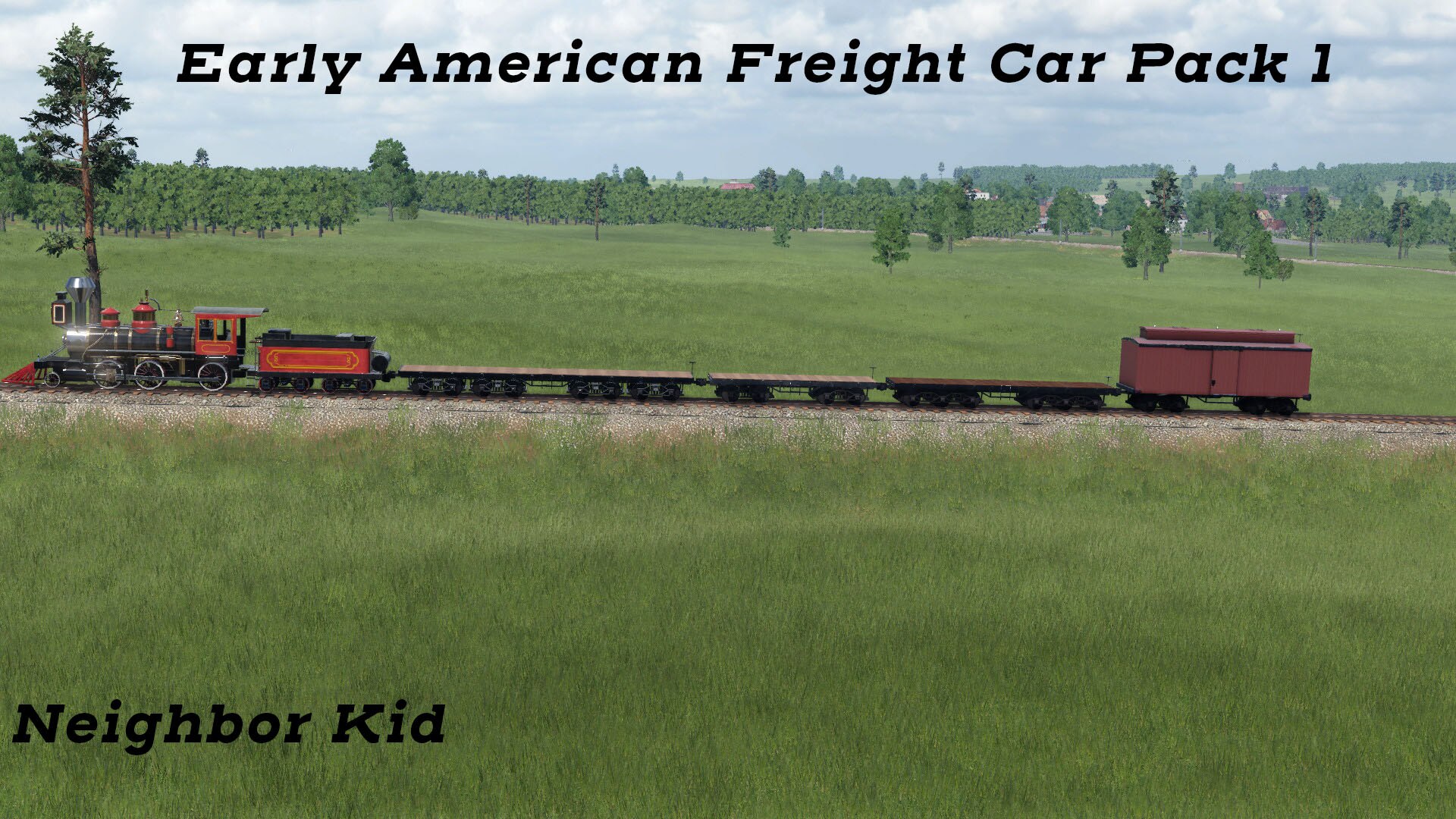 Early American Freight Car Pack Transport Fever 2 Mod Download