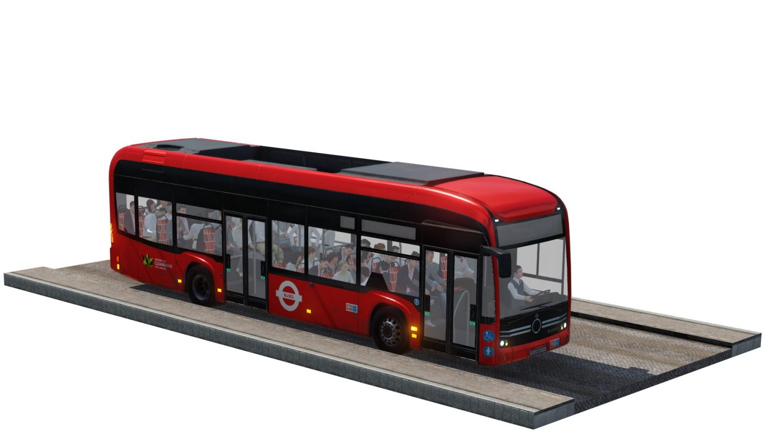 TFL Bus Transport Fever 2 Mod Download