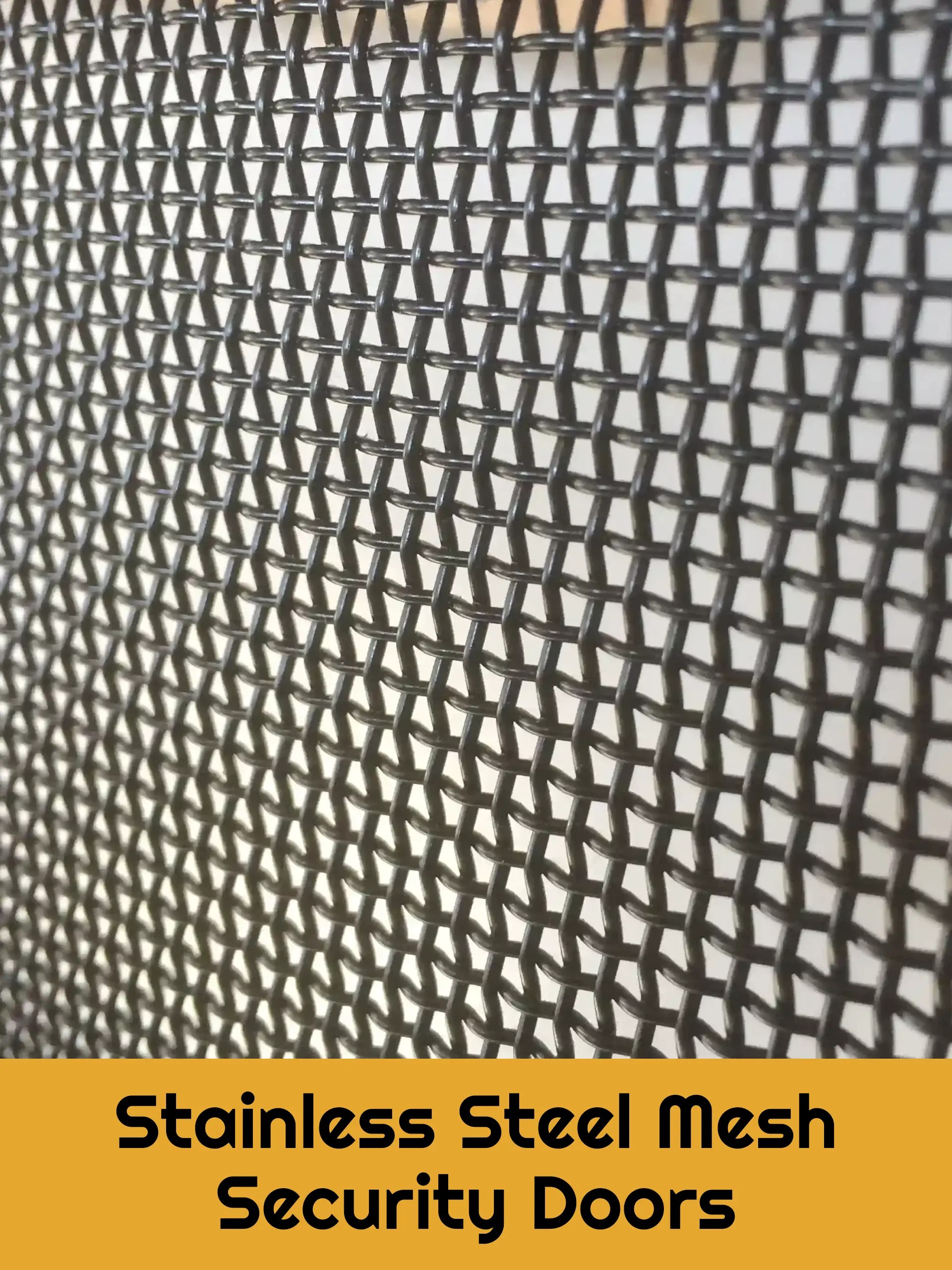 Stainless Steel Mesh Security Doors Perth