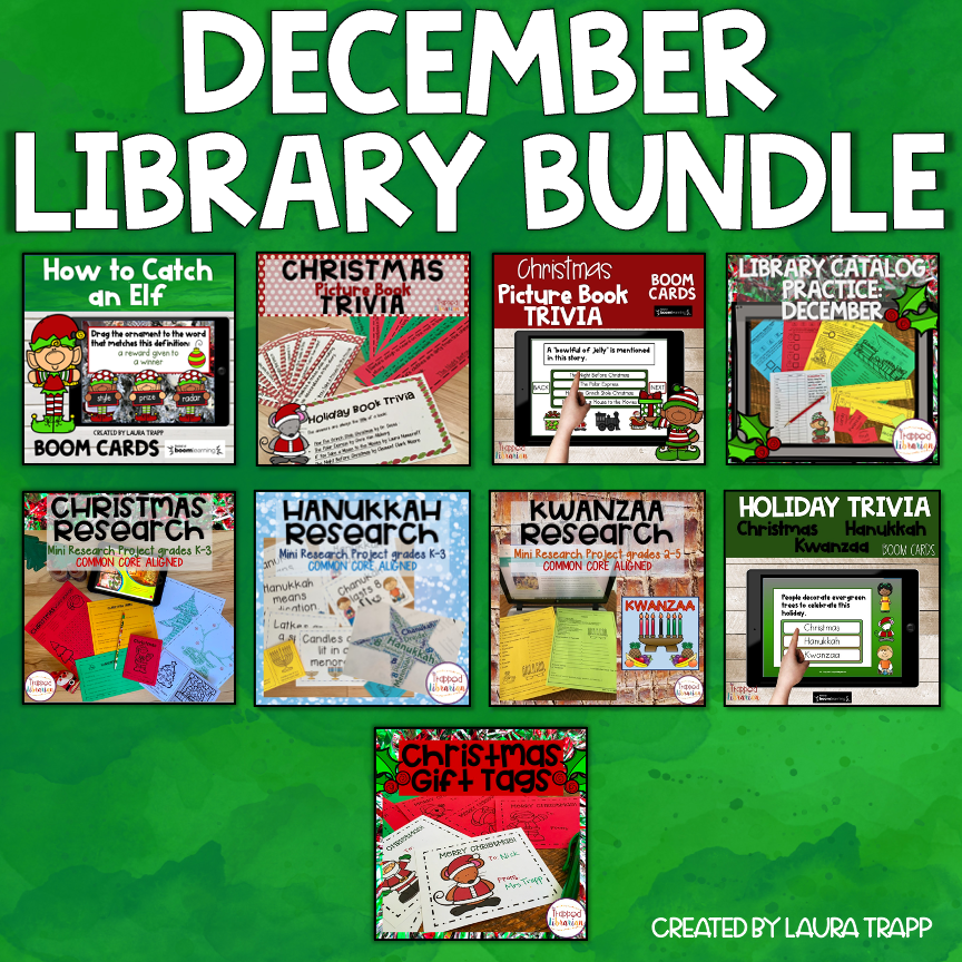 December School Library Activities to WOW and Excite Your Learners