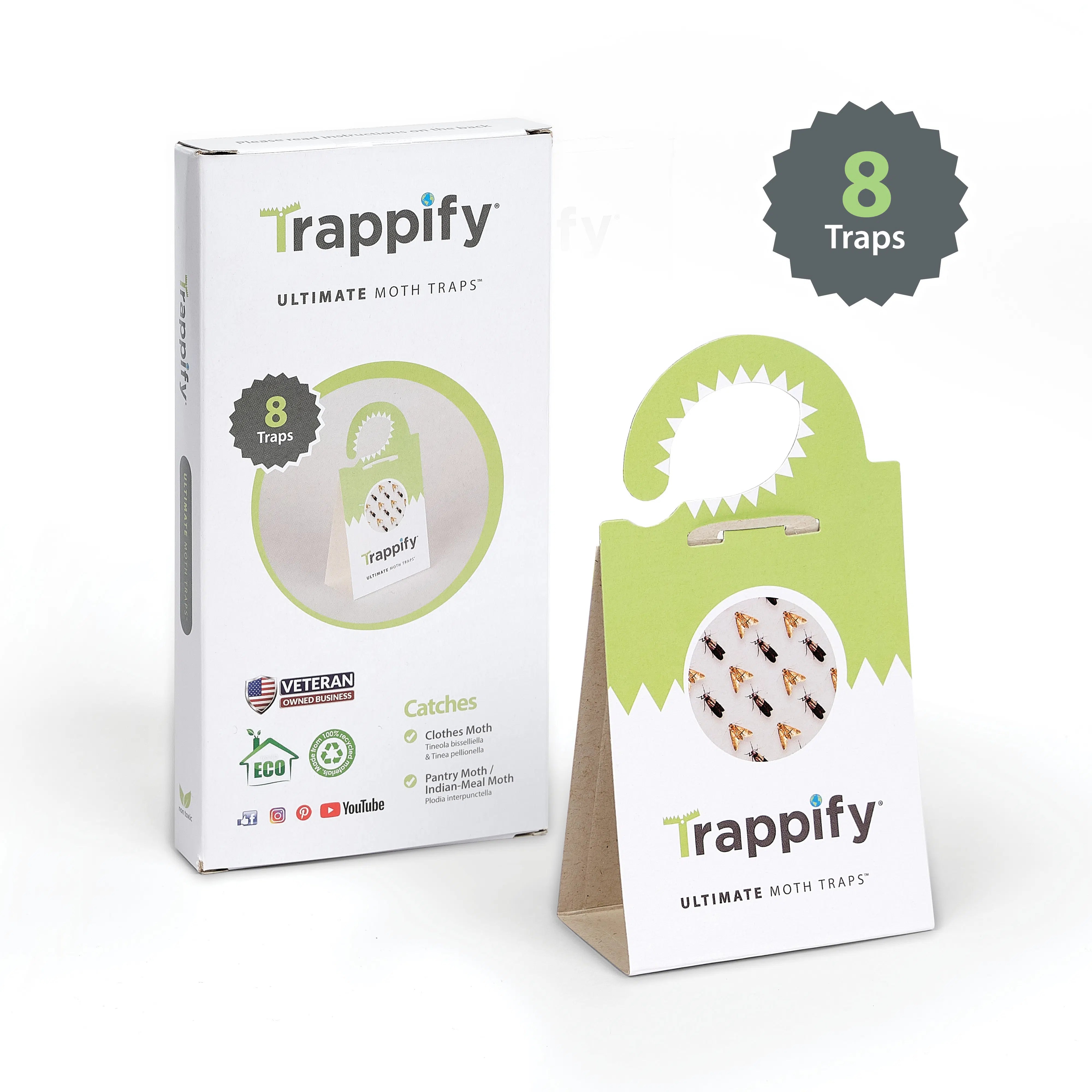 Universal Moth Traps with Pheromones Pantry & Clothes Moth Trap 8