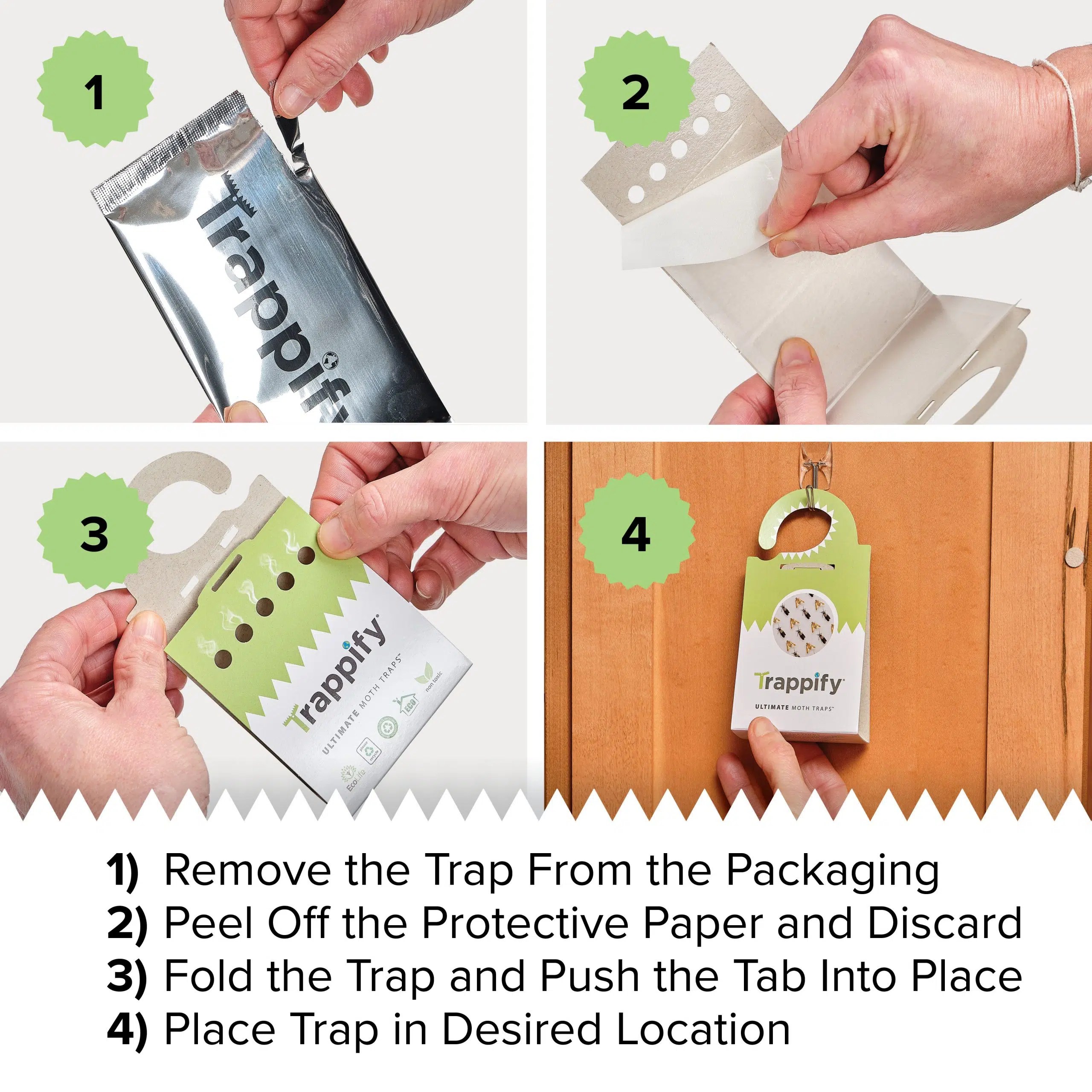 Universal Moth Traps with Pheromones Pantry & Clothes Moth Trap