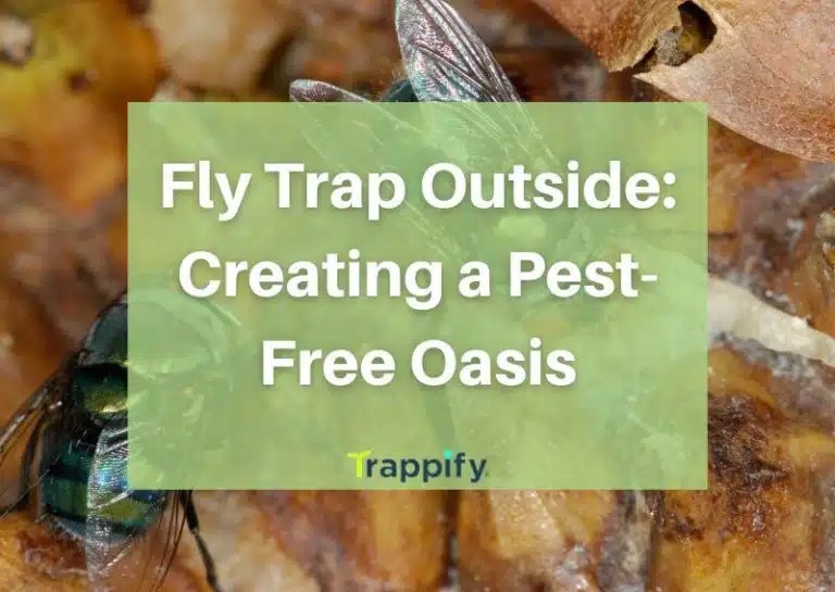 Fly Trap Outside Creating a PestFree Oasis