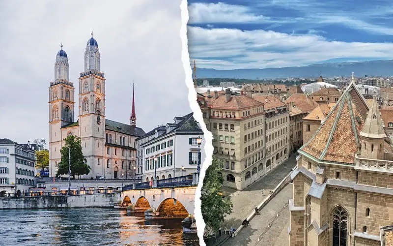 Zurich vs Geneva Contrasting Two Swiss Cities
