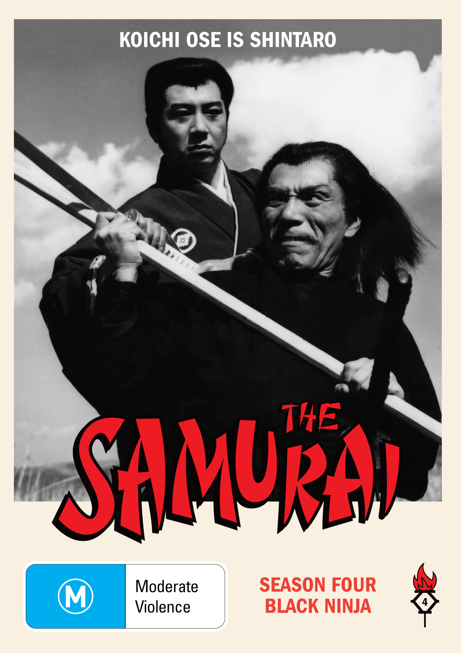 Samurai Season 4 Black Ninja (Japanese TV, 196265) three DVD set NEW