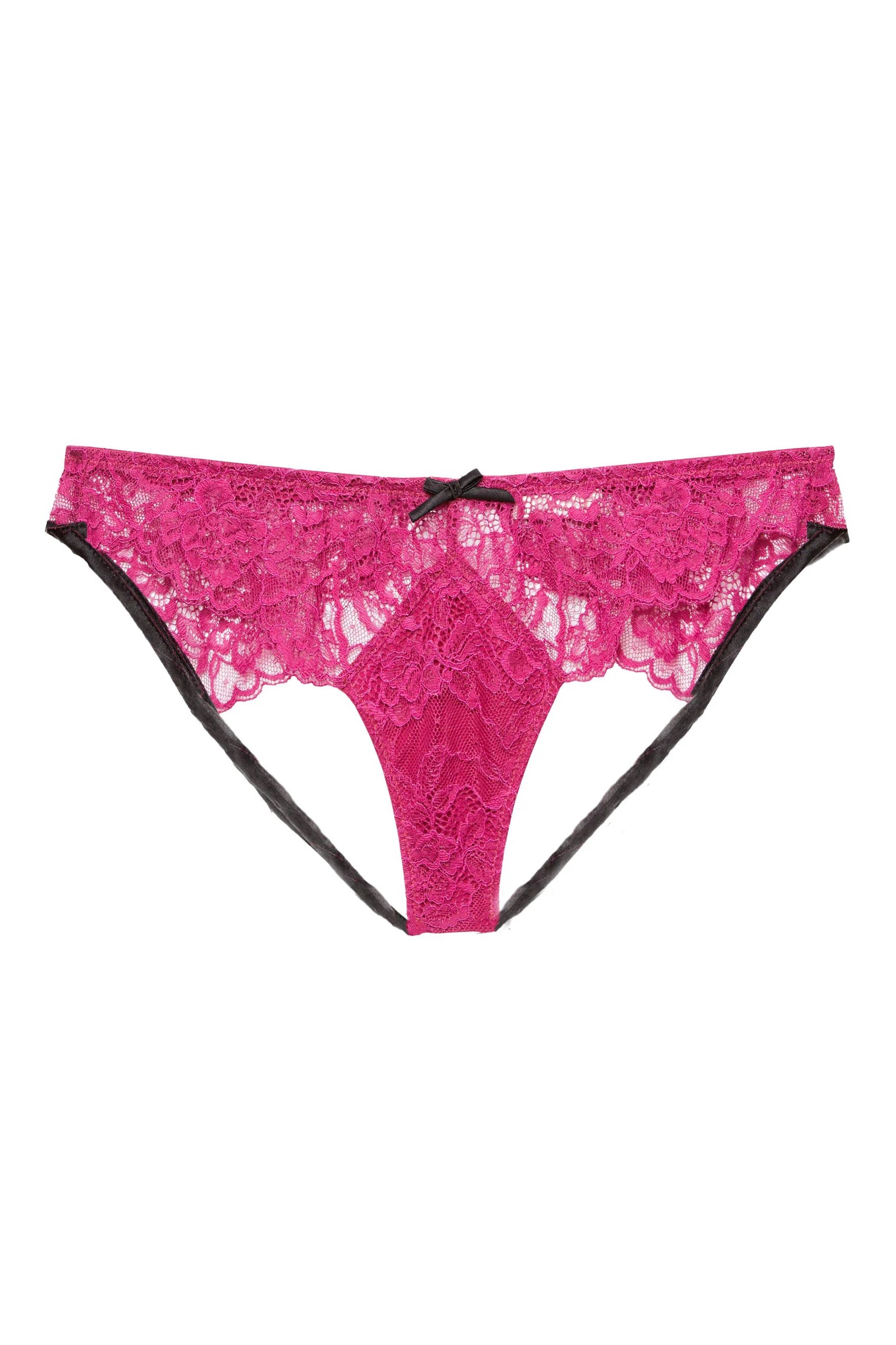 Fleur Du Mal Roxy Lace Ouvert Panty Trashy Diva Lingerie