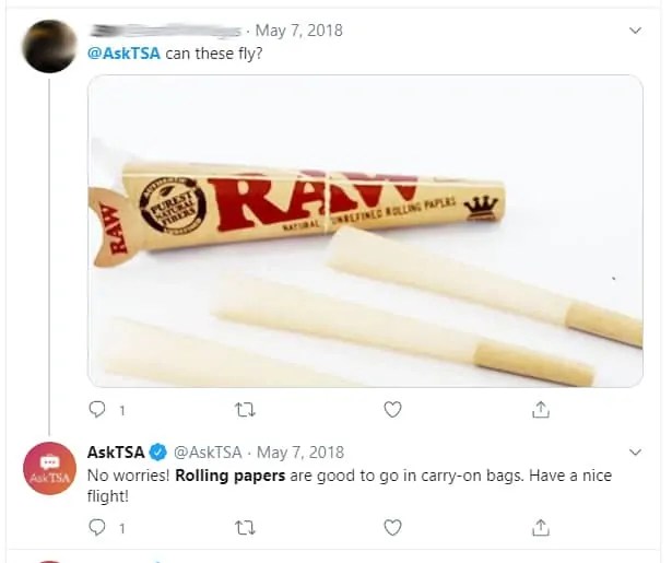 Can You Bring Rolling Papers on a Plane In 2024?