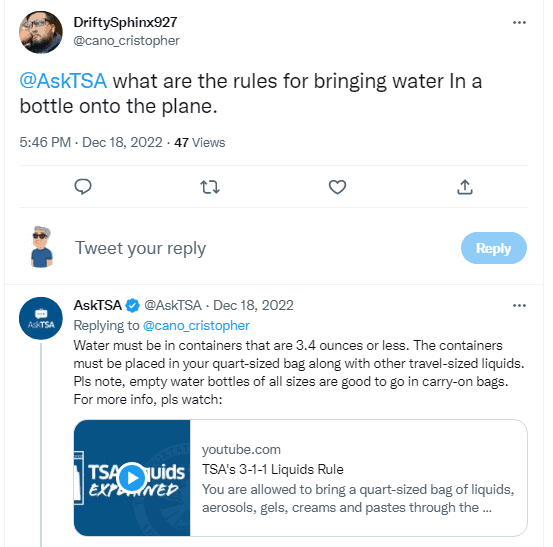Can I Bring Water on a Plane in 2024? TSA Water Rules