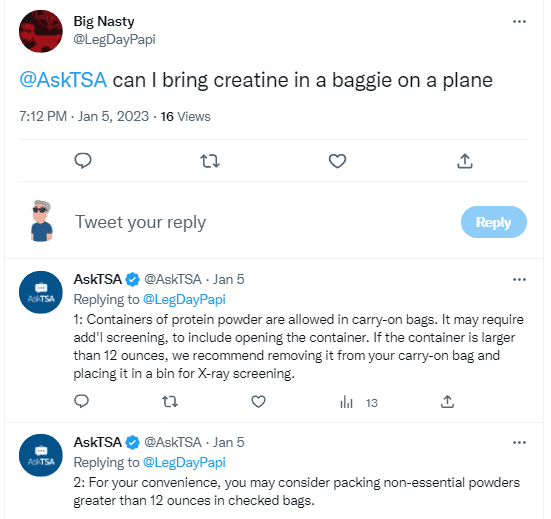 Can You Bring Protein Powder on a Plane? TSA Rules