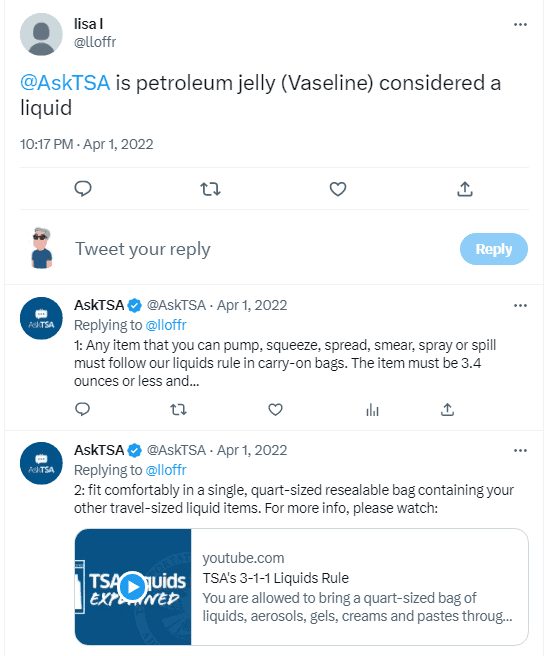 Can You Bring Vaseline on a Plane?