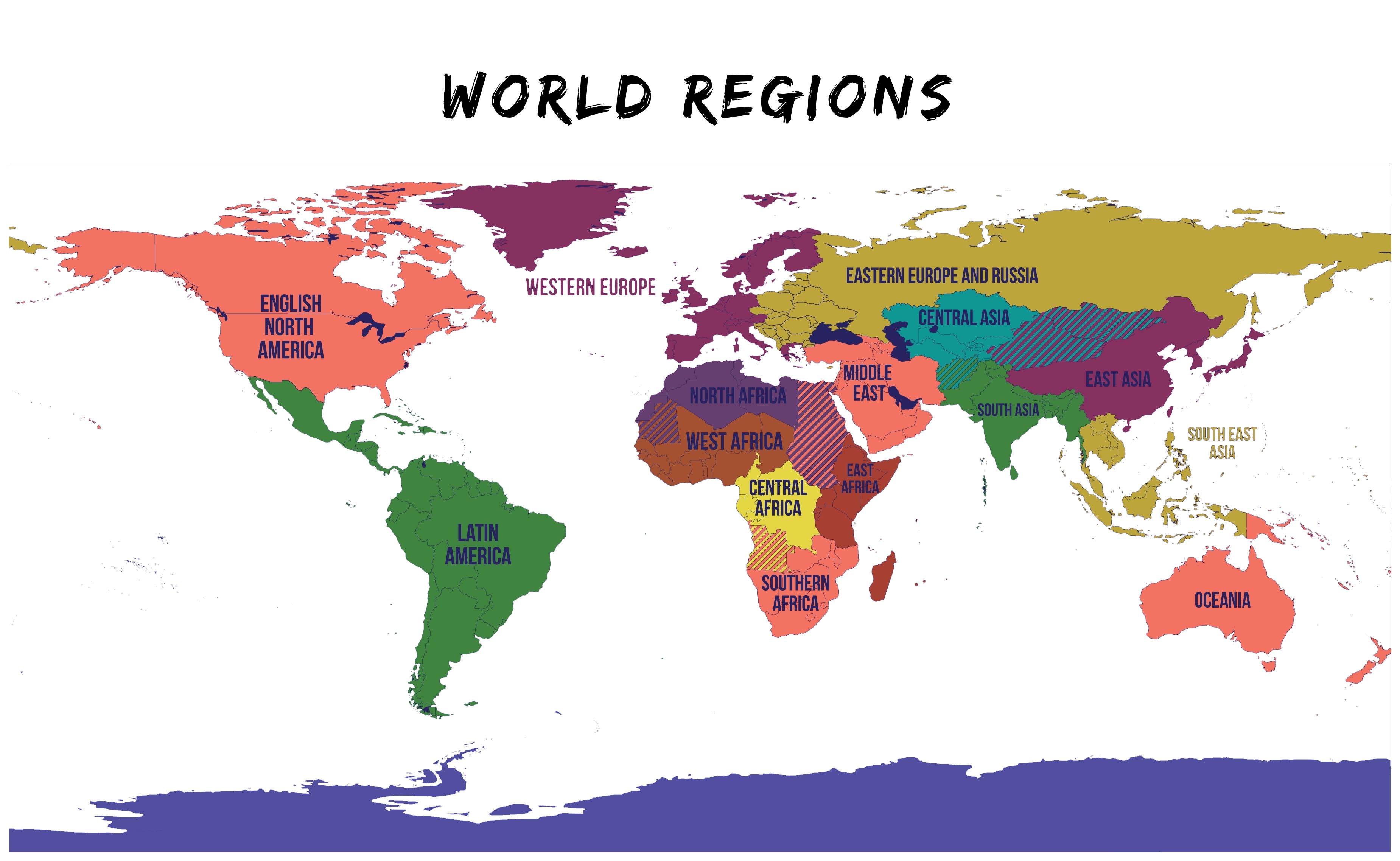 Map Of The World Reg … Leone