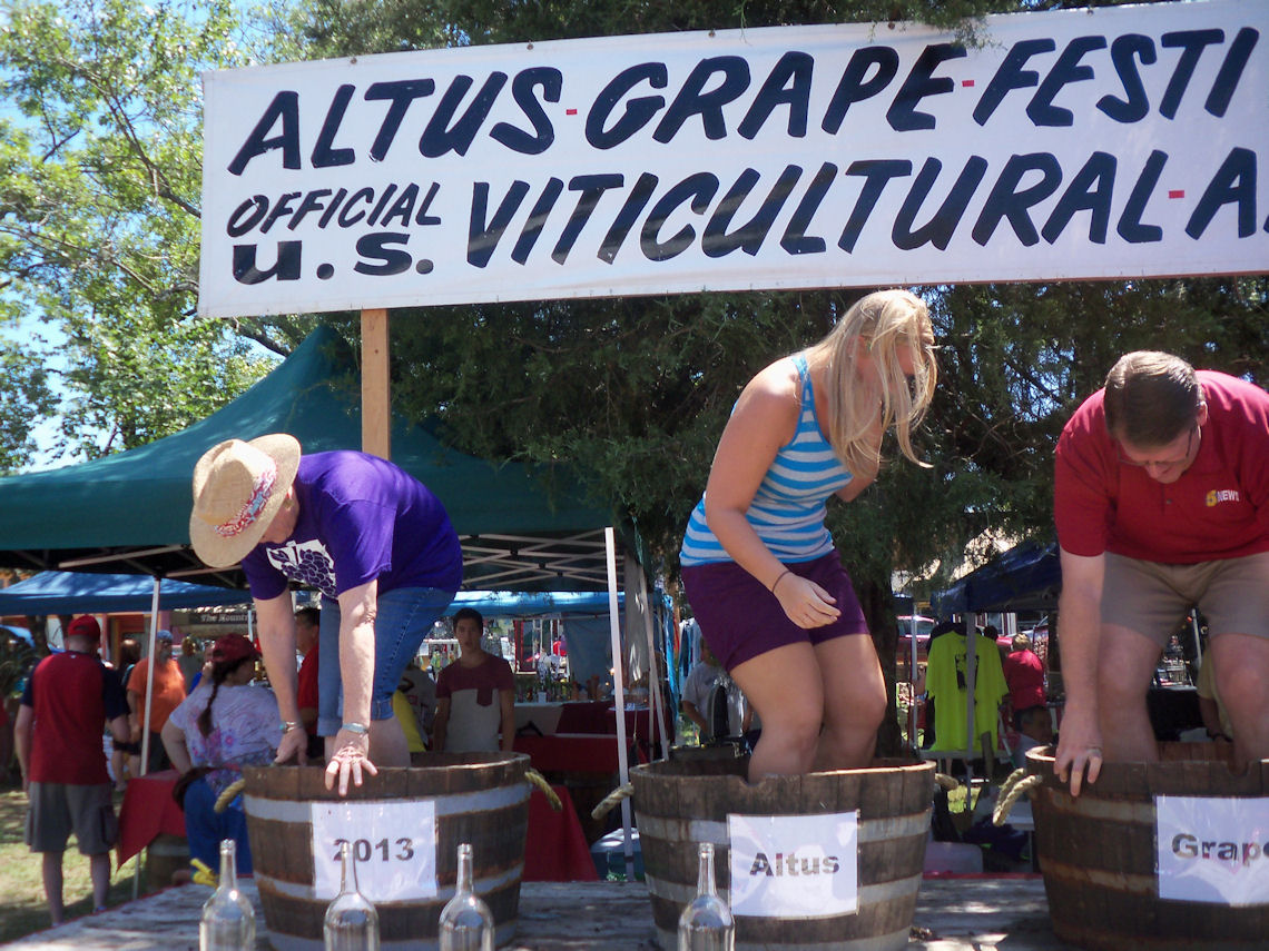 Altus Arkansas Wiederkehr's Annual Swiss Style Grape Festival.