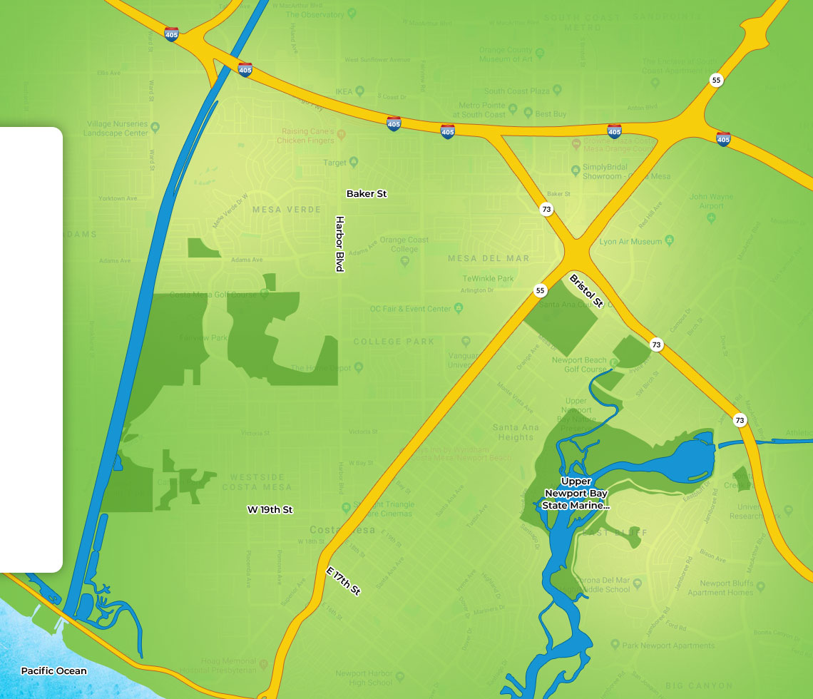 Costa Mesa District Map