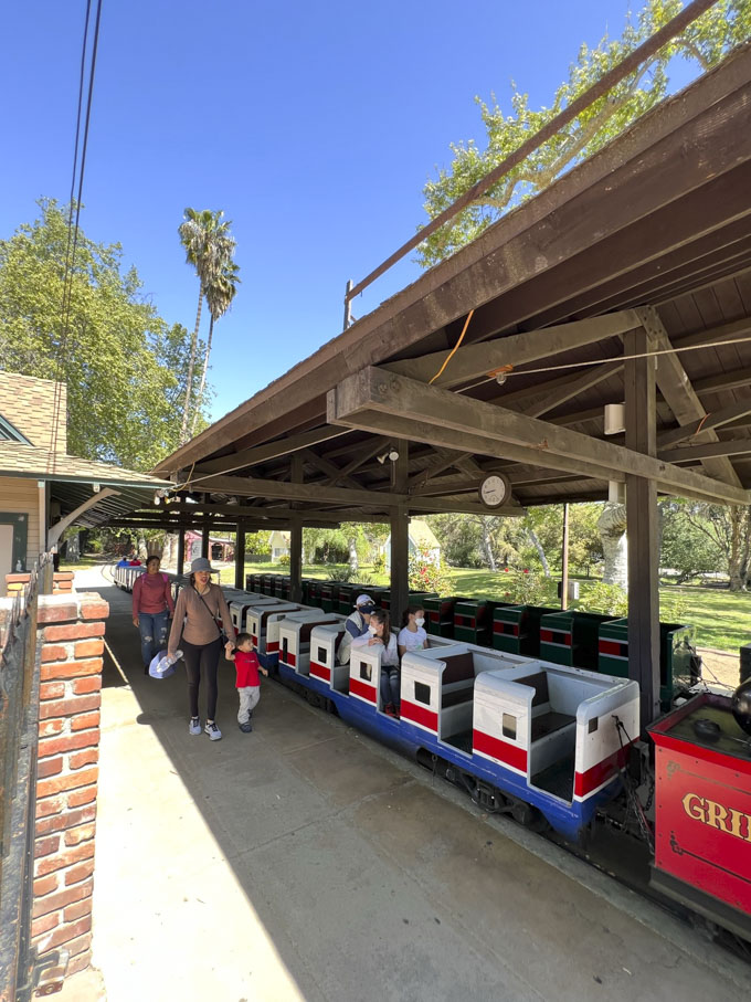 Griffith Park & Southern Railroad Train Ride Los Angeles
