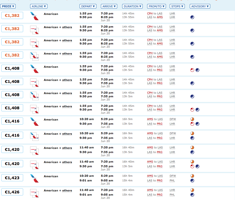 Excellent Business Class Fares Between Europe & USA
