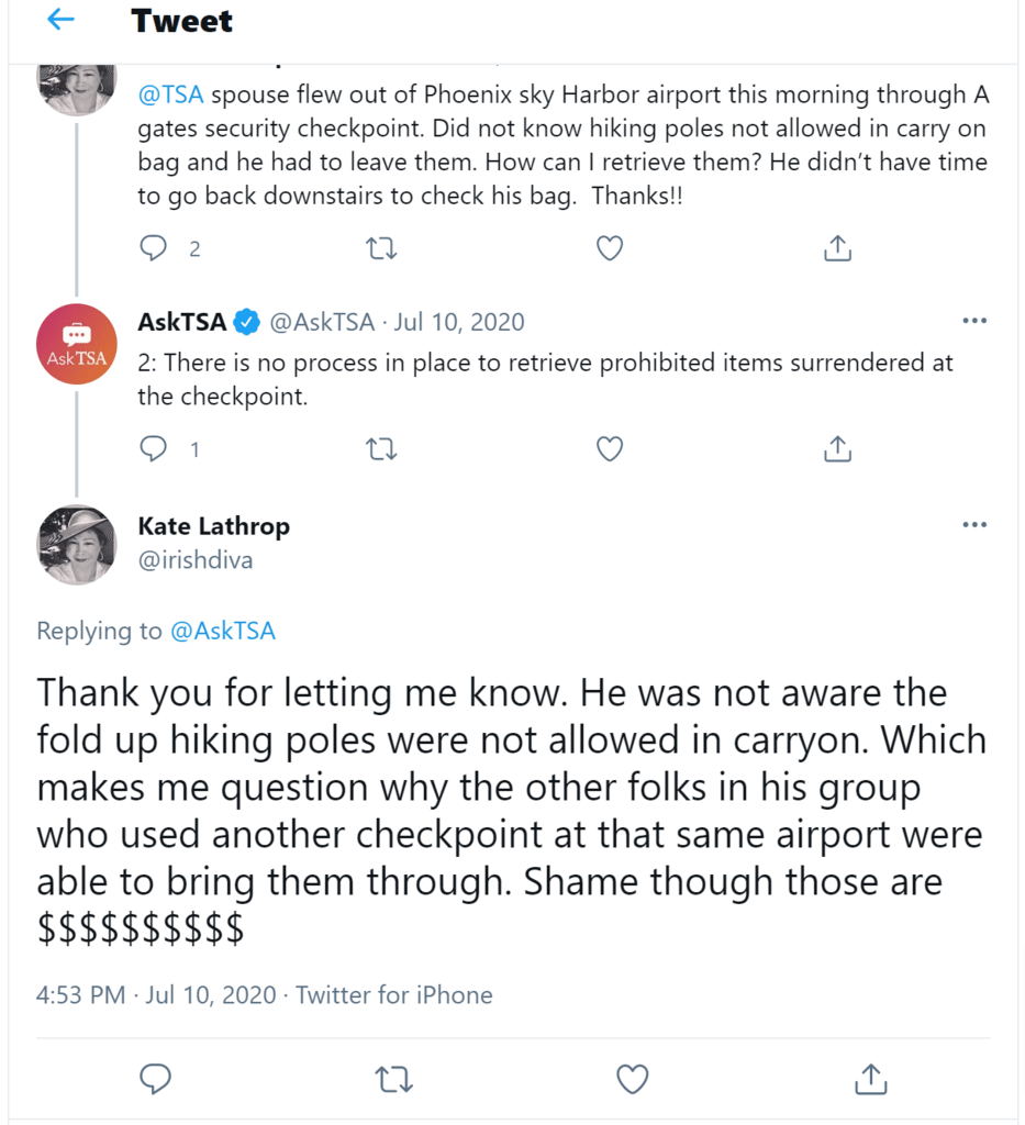 Can You Take Treking Poles Or Hiking Sticks On A Plane In Carry On Luggage? (TSA Rules)