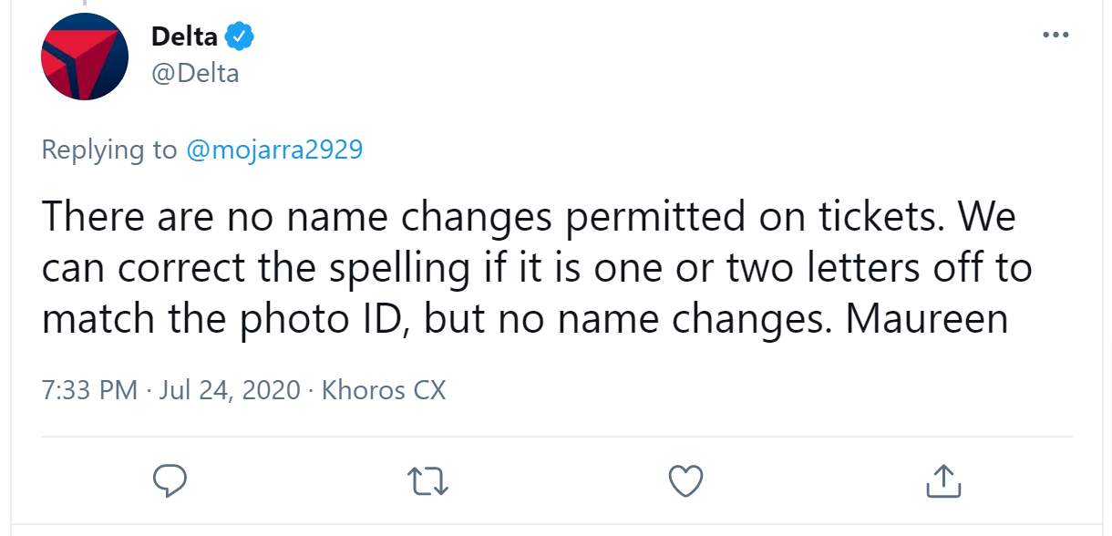 Can You Change The Name On A Plane Flight Airline Ticket? Wrong Name vs