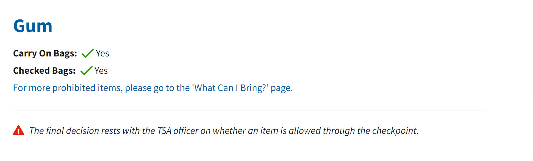 Can You Take Gum On A Plane?