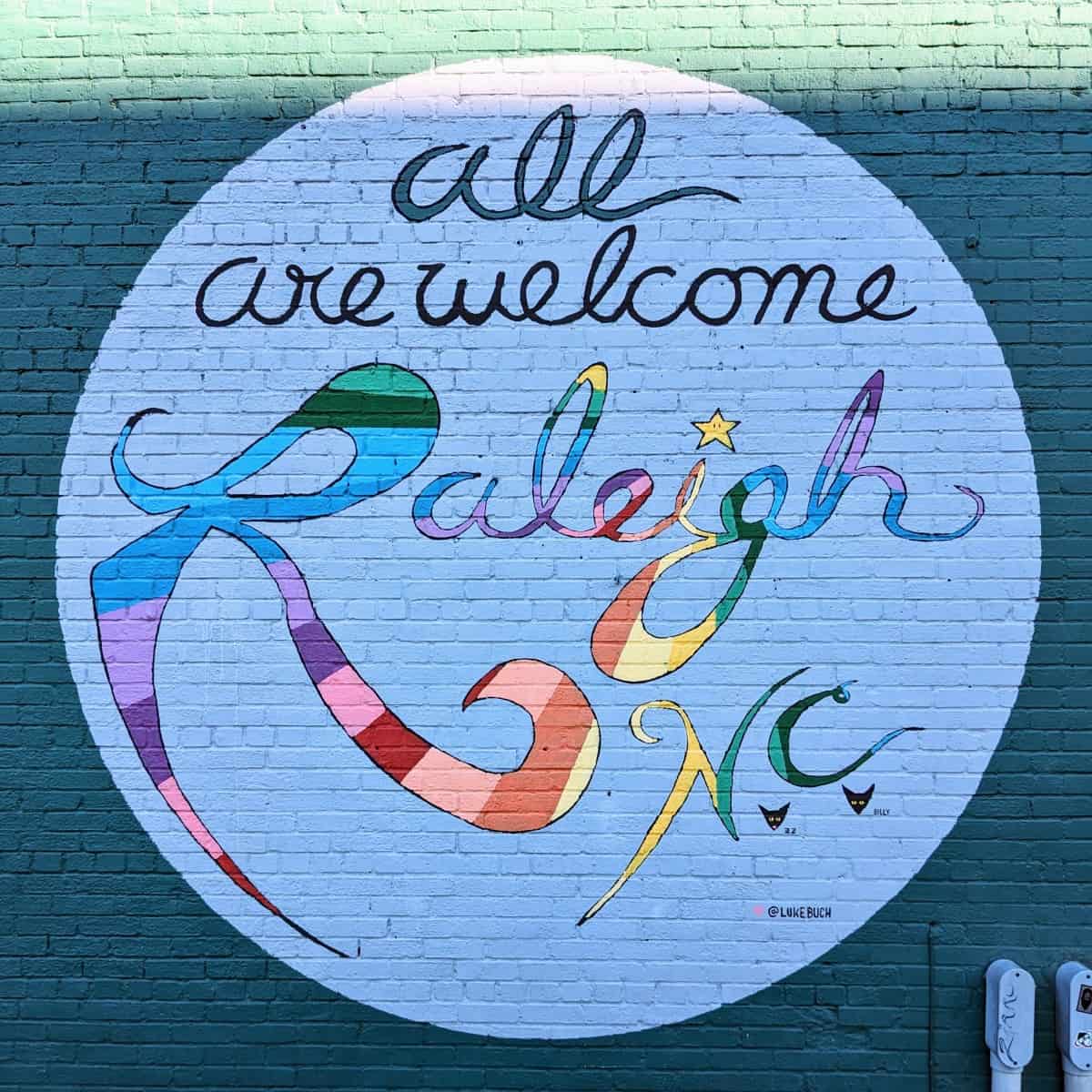 Iconic Raleigh Art and Murals Traveling Raleigh