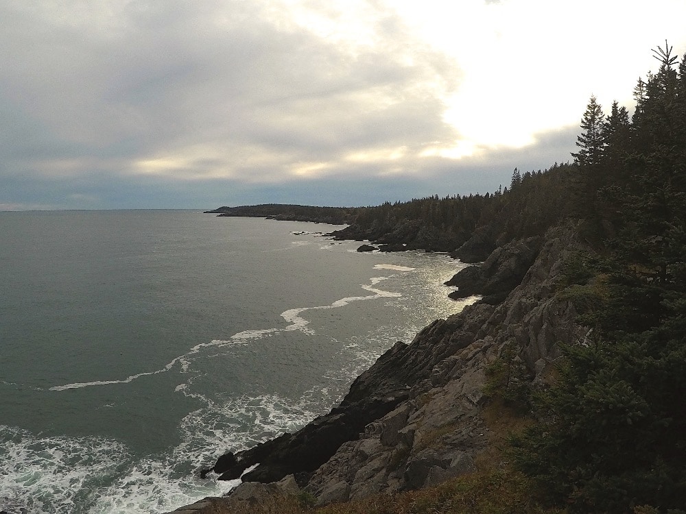 Backpacking Maine Coast in the Cutler Coast Public Lands