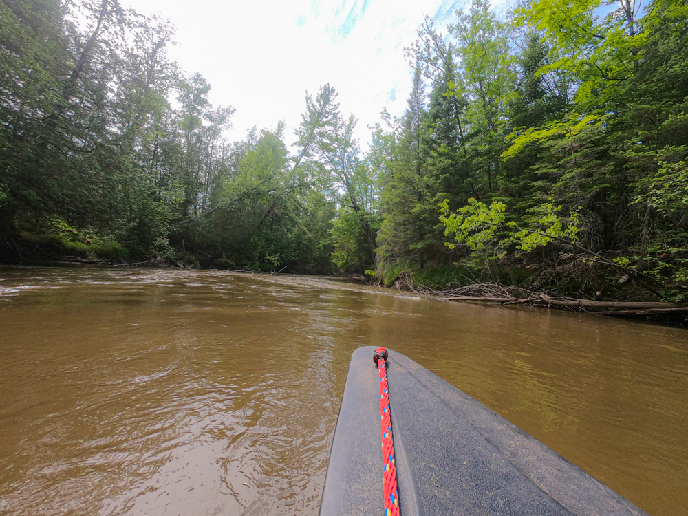 White River Wisconsin northern version canoe adventure