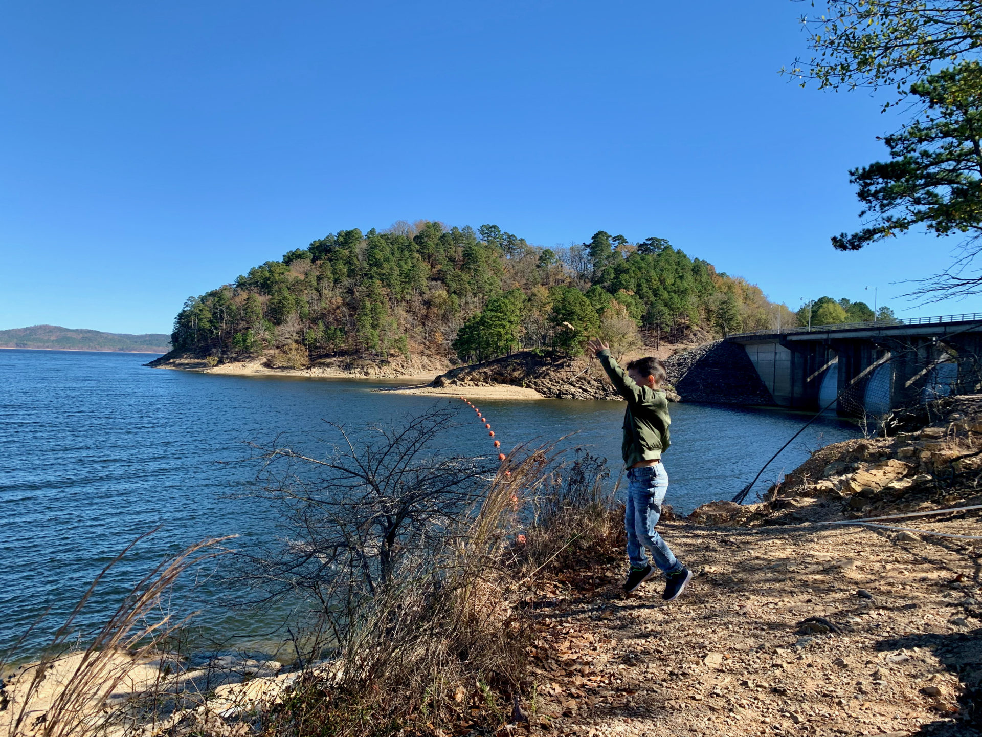 Broken Bow Lake Spillway Overlook Traveling with JC