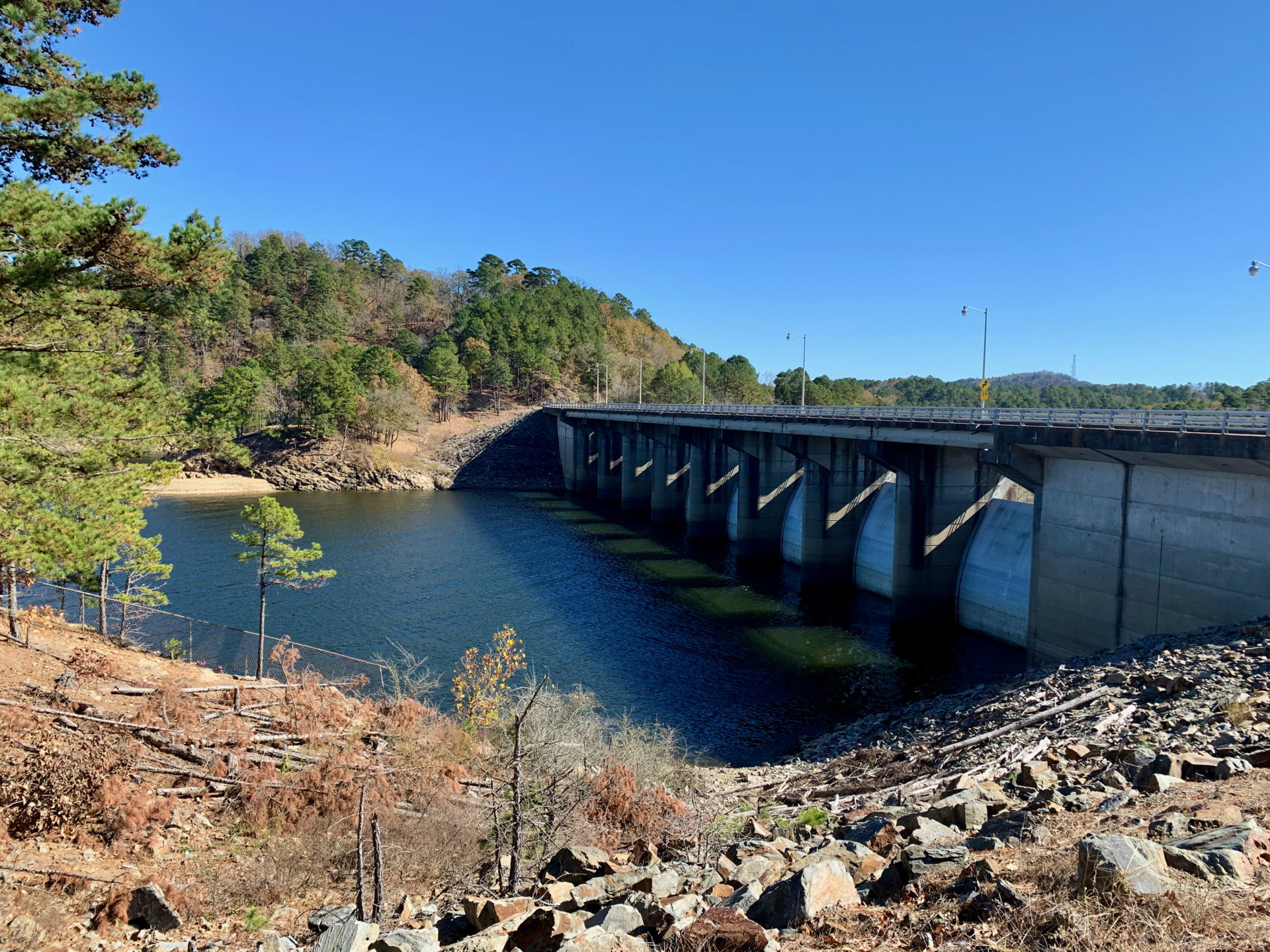 Broken Bow Lake Spillway Overlook Traveling with JC